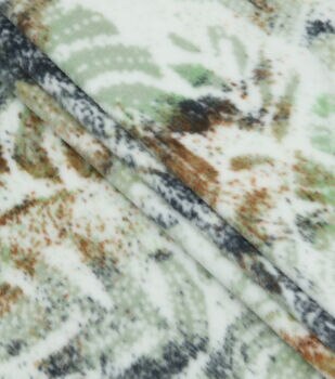 Green Tartan Plaid Anti Pill Fleece Fabric