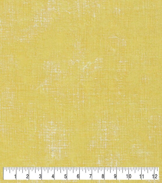 Yellow Distressed Quilt Cotton Fabric by Keepsake Calico, , hi-res, image 3