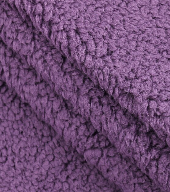 Solid Faux Fur Sherpa Fabric | JOANN