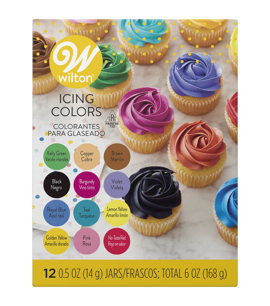 Wilton Icing Colors, 12 Count