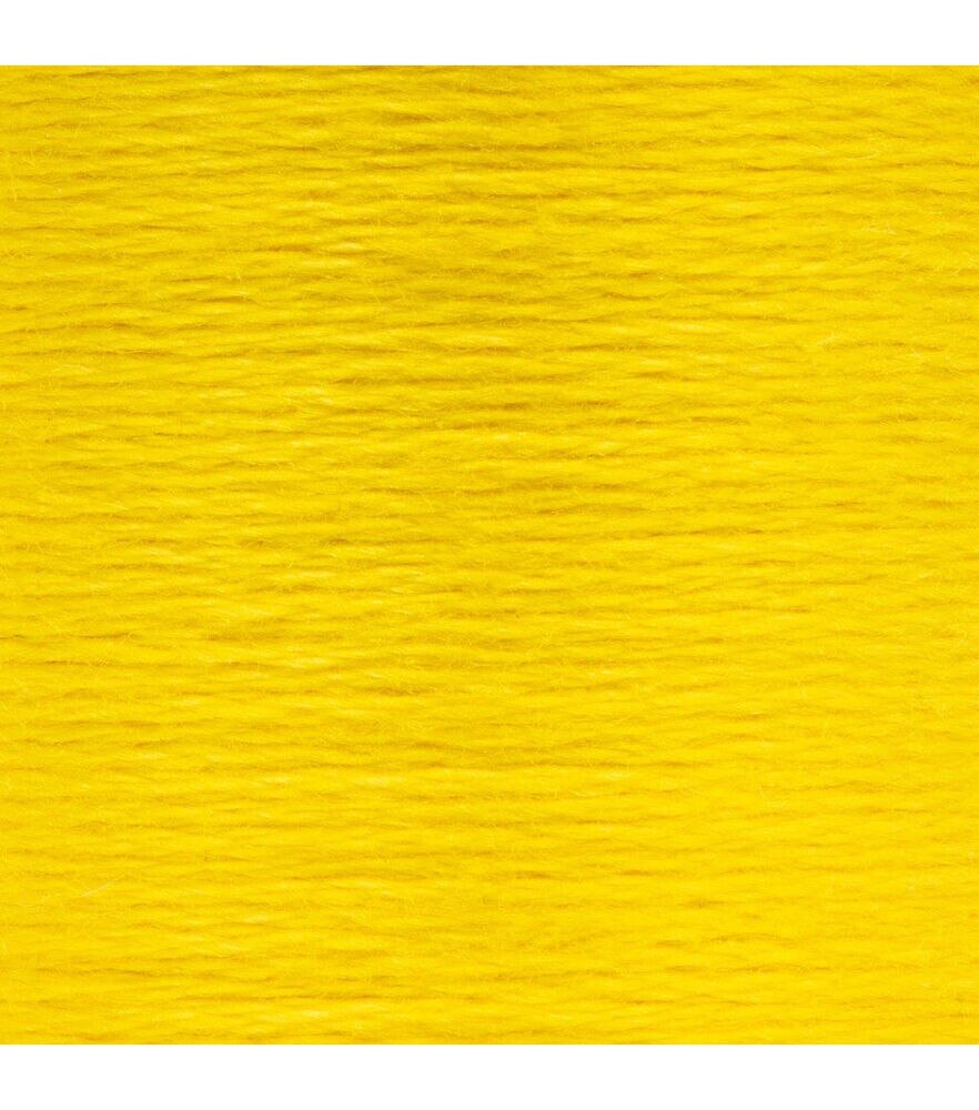 Anchor Cotton 10.9yd Yellows & Browns Cotton Embroidery Floss, 290 Canary Yellow Medium, swatch, image 12