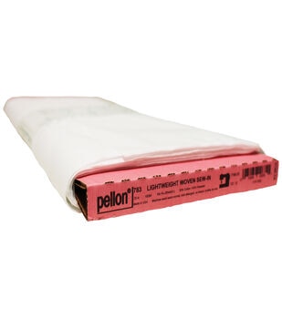 Pellon PLF36 Ultra Lightweight Fusible Interfacing, White, 15 x 3