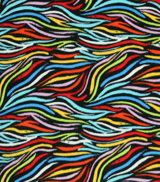 Rainbow Zebra Skin – Sew Unique Fabrics