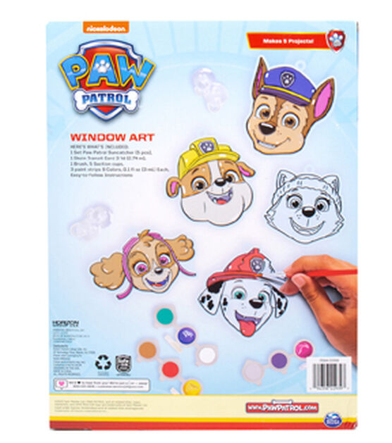 17ct Paw Patrol Window Art Painting Kit, , hi-res, image 5