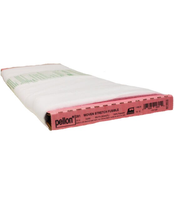 Pellon SF101 Shape-Flex Woven Fusible Interfacing White- per 1/2