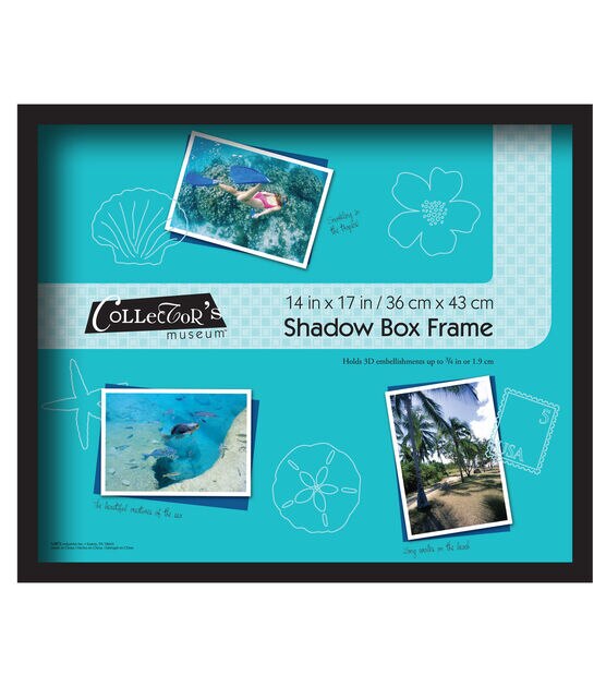MCS Art Shadow Box Frame, 6 by 6-Inch, Black : : Home