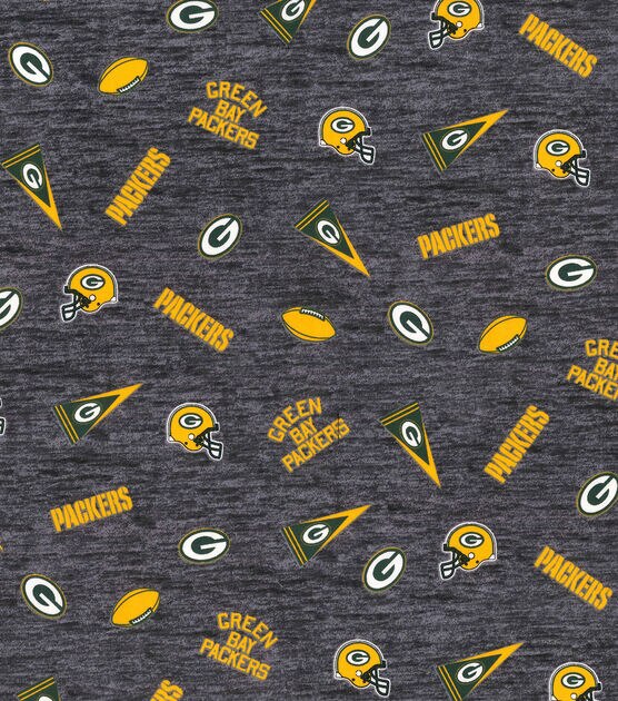 NFL - Green Bay Packers Green Yellow Yardage Size 58/60 Cotton Novelty | Fabric Traditions