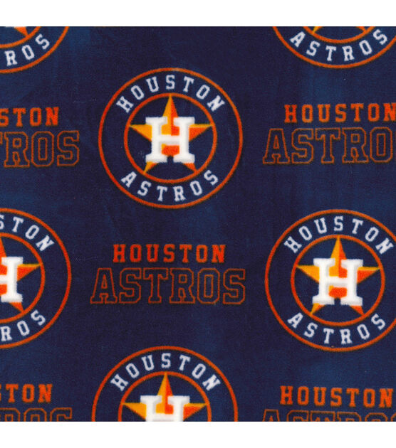  Houston Astros Baseball MLB 58 Wide Fabric by The Yard
