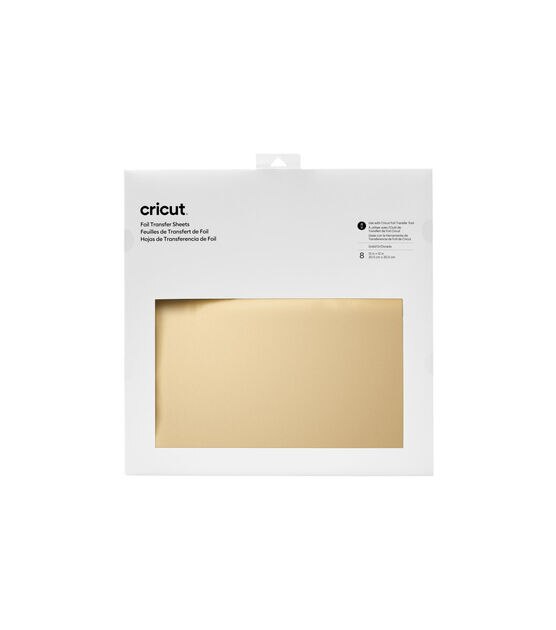 Cricut 12 x 12 Gold Foil Transfer Sheets 8ct