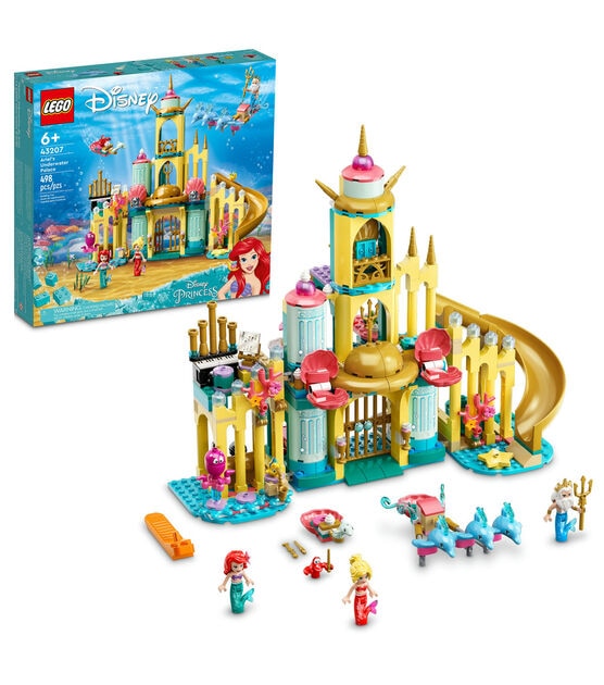 LEGO 498pc Disney Ariel's Underwater Palace 43207 Building Set