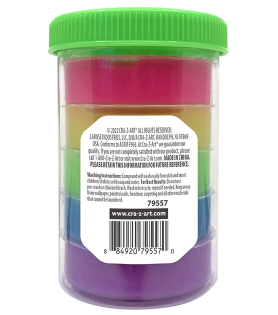 Cra-Z-Art 9.5oz Slimy Rainbow Glow