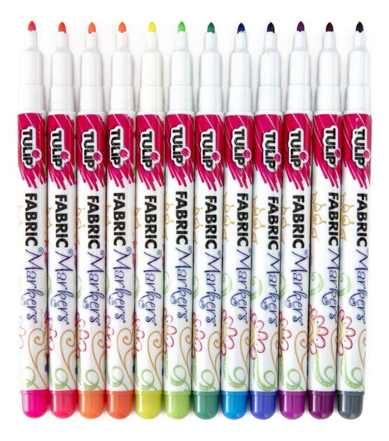 Tulip Fusion Ink Fabric Markers, 15ct