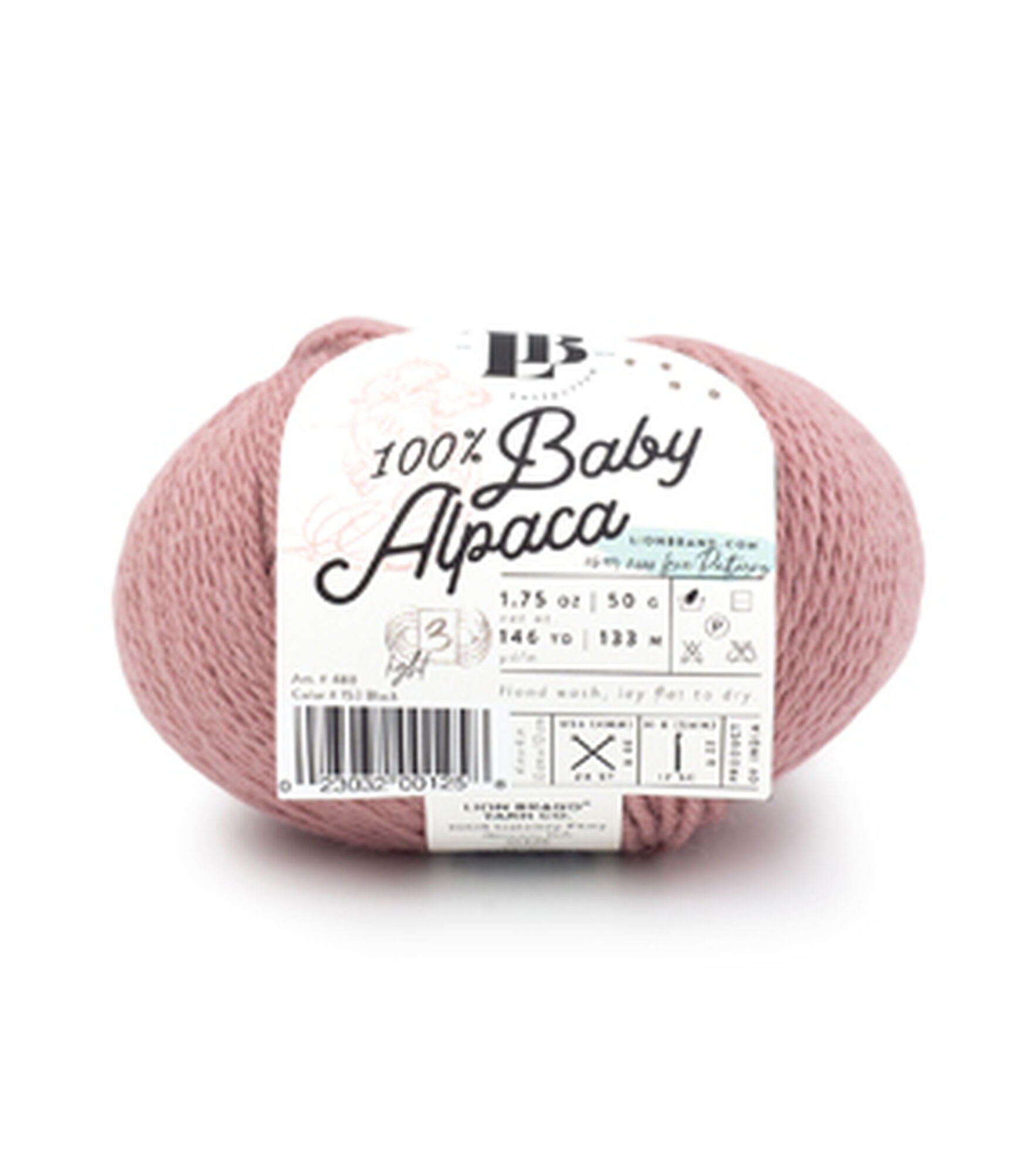 Lion Brand Light Weight Baby Alpaca Natural Yarn