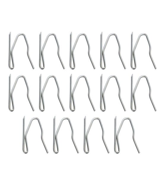 Silver Pointed Top Pin-On Hooks, by Mainstays (14 Count)