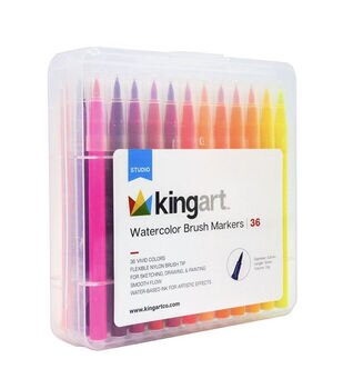 Watercolor Brush Markers - 36