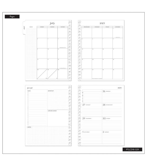 Happy Planner Classic 2023 Modern Months Twin Loop 18 Month Planner, , hi-res, image 5