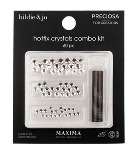 Preciosa Maxima Flatback Crystals Combo by hildie & jo