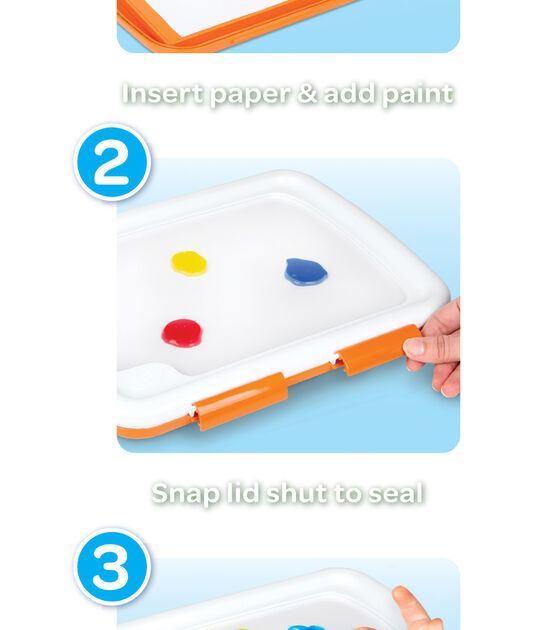Crayola 13ct Easy Clean Finger Paint Set, , hi-res, image 9