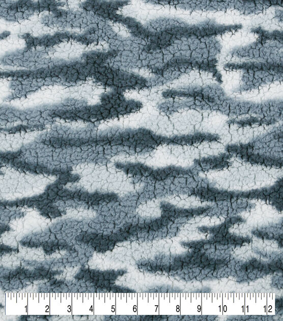 Camouflage Sherpa Fabric, , hi-res, image 5