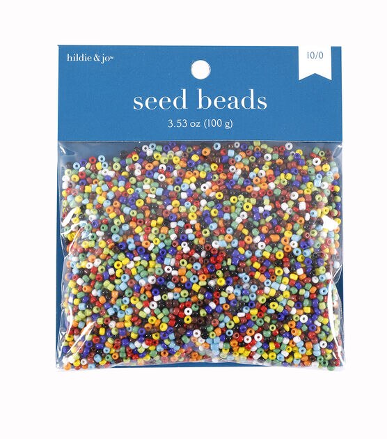 Rocailles Seed Beads Glass Beads 6/0 4 Mm Stripes Mix Multicolor