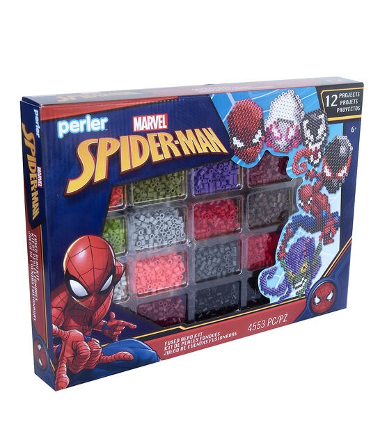 Iron Spider Spider-man hama bead perler  Perler bead art, Pokemon perler  beads, Perler bead patterns