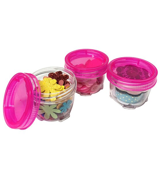 Stackable Storage Container, Pink - 30 Compartments - Everything Mary