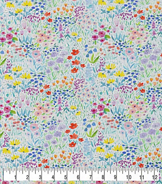 Packed Modern Floral Quilt Cotton Fabric by Keepsake Calico, , hi-res, image 3