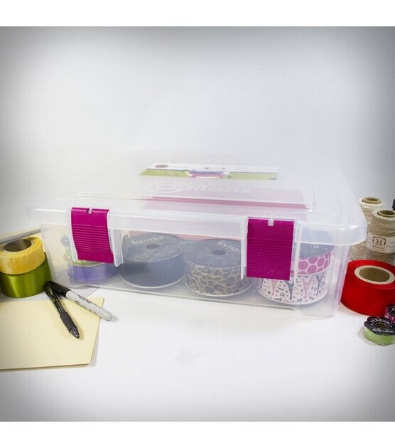 JustKraft Multipurpose Plastic Storage Box, 19x12.5x4 cm