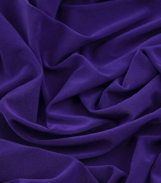 Crêpe Satin Deep dark purple - YES Fabrics