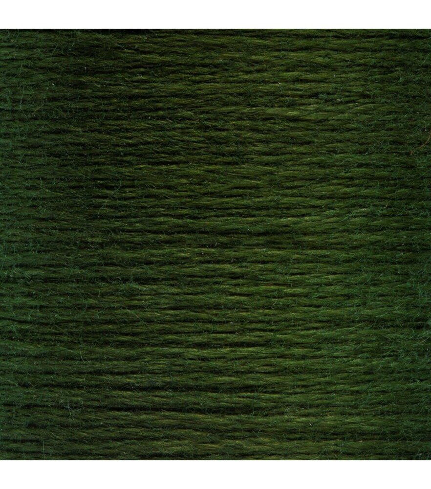Anchor Cotton 10.9yd Greens Cotton Embroidery Floss, 1044 Grass Green Ultra Dark, swatch, image 3