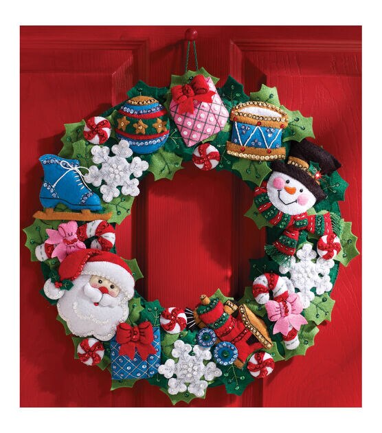 Bucilla 18 Surgarland Fair Felt Stocking Kit