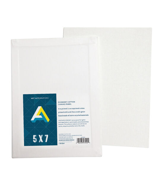 Economy Canvas Panel 11X14 Box of 50 Bulk Discount White Acid Free