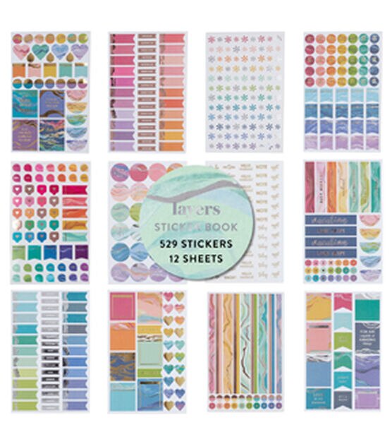 Inspired by Erin Condren 300pc Layers Sticker Book