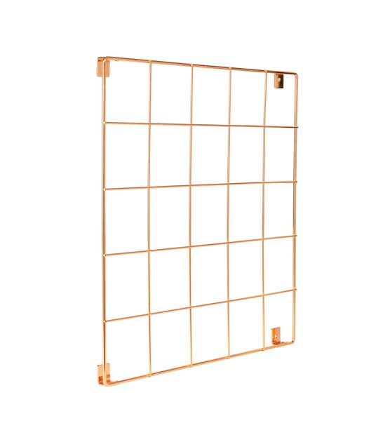 Honey Can Do 8pc Wire Wall Grid Copper, , hi-res, image 5