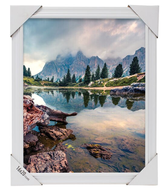 BP 16"x20" Bevel White Wall Frame, , hi-res, image 5