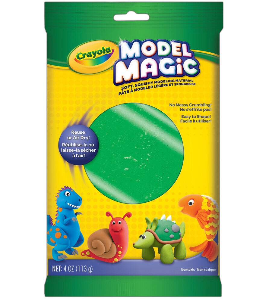 Crayola Model Magic Modeling Clay, Green, swatch, image 3