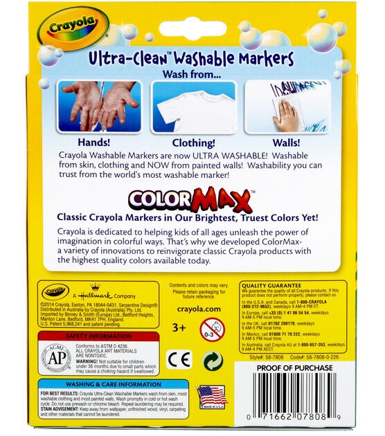 Crayola Washable Markers 8 Pack – Perfectly Pennsylvania