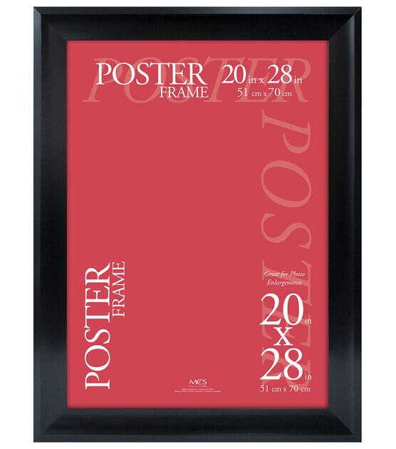 MCS 20" x 28" Black Contemporary Poster Frame