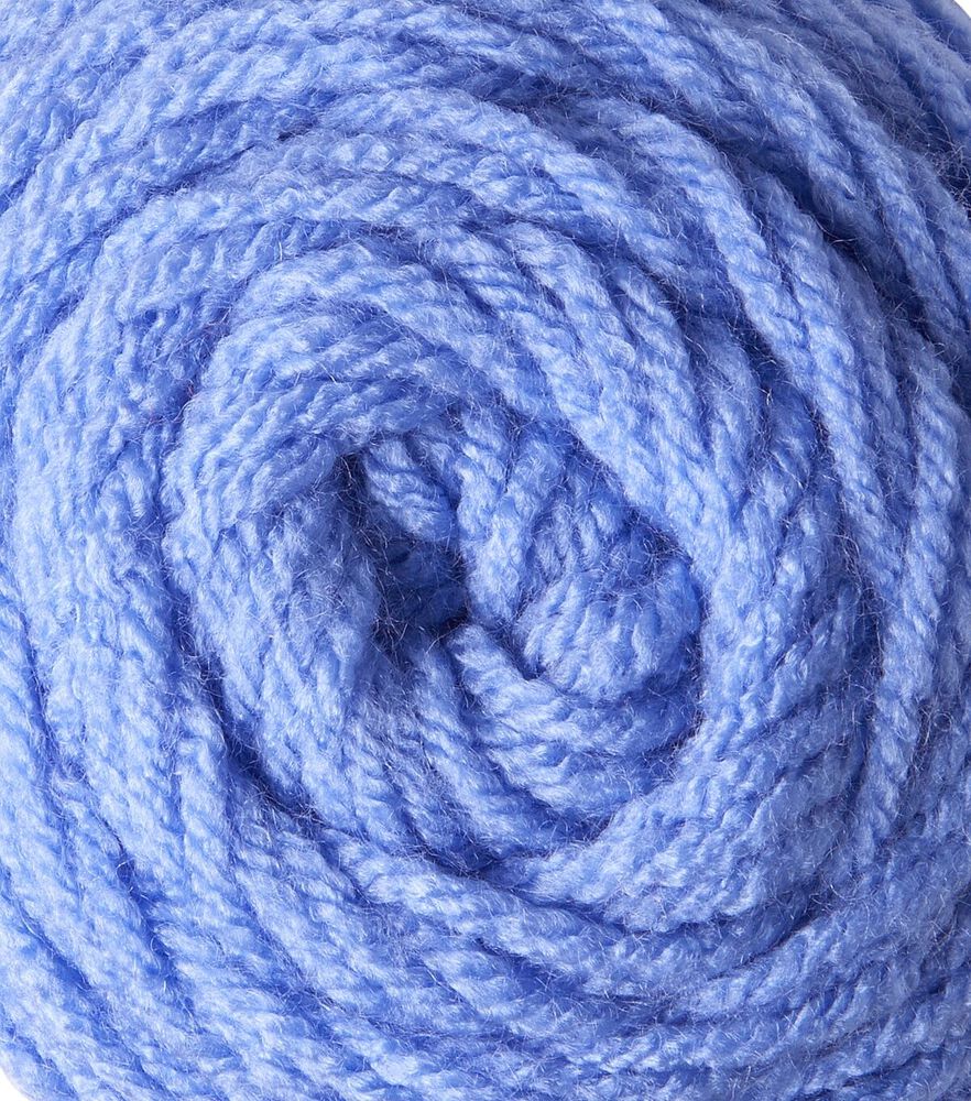 Value 380yd Worsted Acrylic Yarn by Big Twist, Cerulean Blue, swatch, image 45