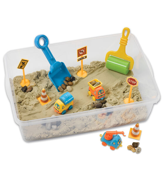 Creativity for Kids Construction Zone Sensory Bin Play Set, , hi-res, image 2