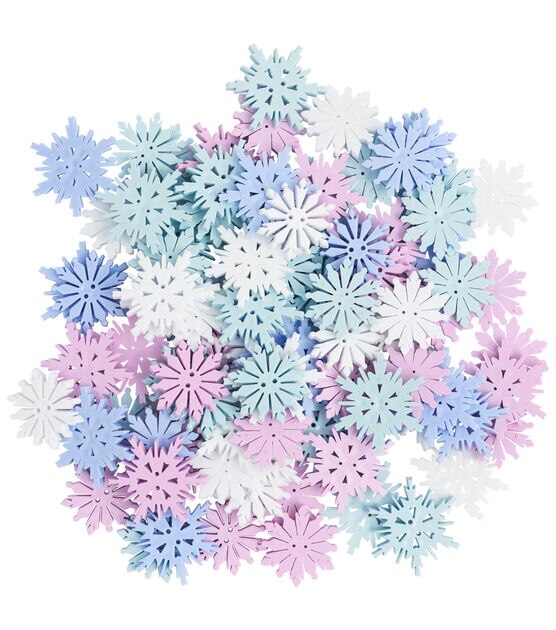 Buy Blumenthal Lansing Company Snowflake Buttons, Snow Storm, 14