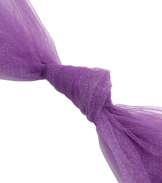 Wisteria Purple Tulle Fabric