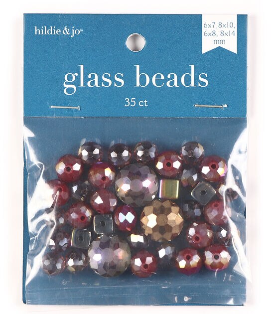569ct Navy Blue Glass Bead Kit by hildie & jo