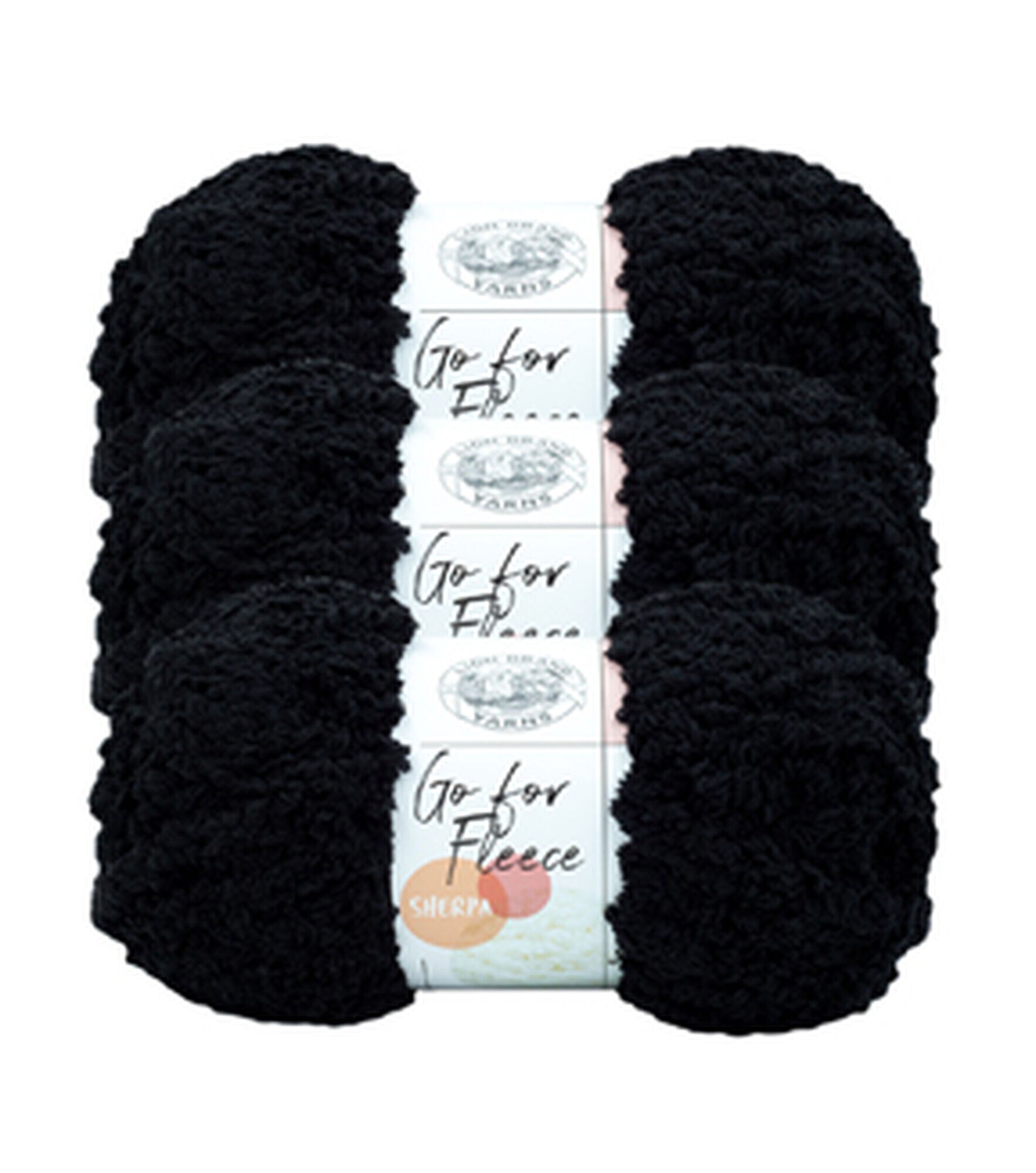 Lion Brand Go For Fleece 184yds Jumbo Polyester Yarn 3 Bundle