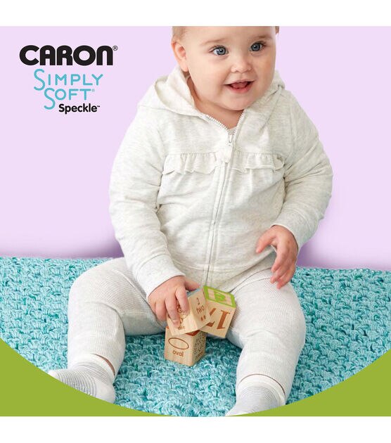 CARON Simply Soft Speckle Yarn, Abyss