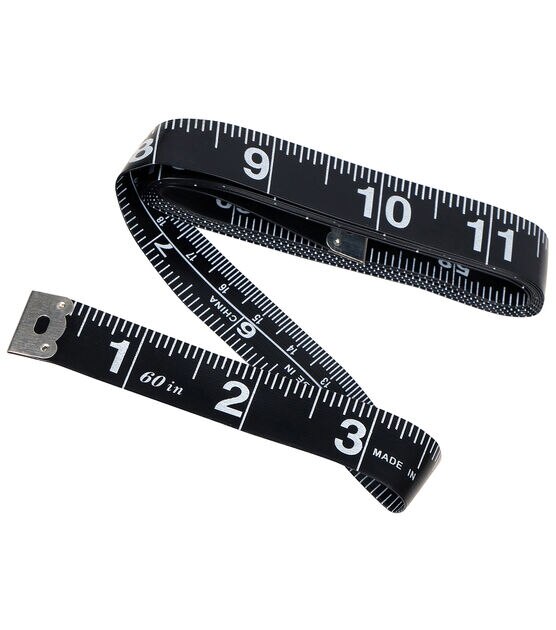 Top Notch 60 Vinyl Double Sided Tape Measure - Grey - Quilting Supplies - Sewing Supplies