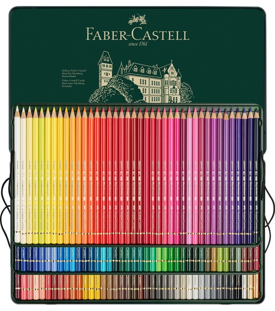  Faber Castell Polychromos Colored Pencils, 120 Colored Pencils  - Polychromos 120 Colored Pencils Artist Pencils. : Office Products