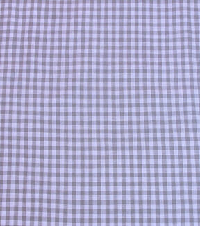 Blue & White Gingham Linen Fabric | JOANN