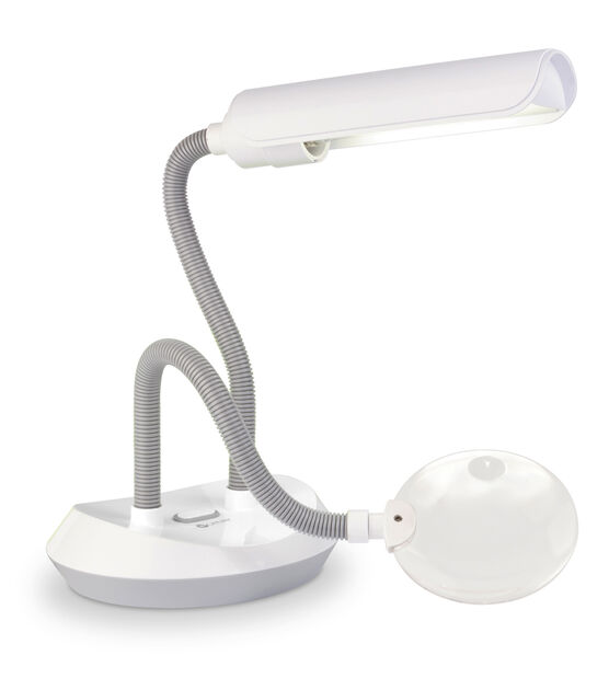 Lnchett Led Light Magnifier & Desk Lamp Helping Hand with Magnifying Glass  LN-WX-FDJ