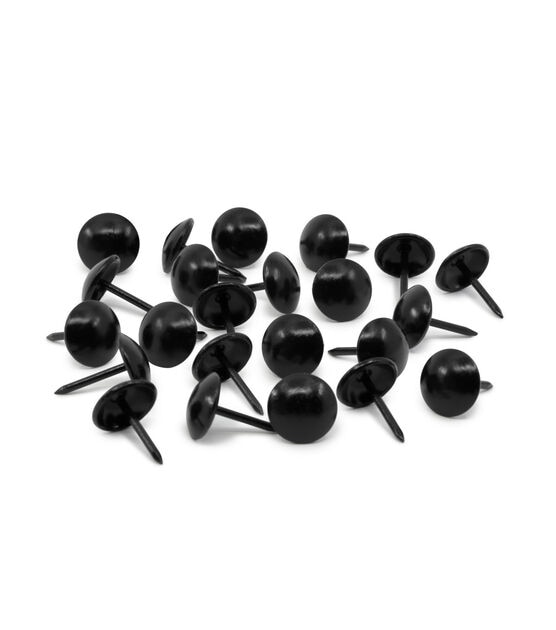 Dritz Home 7/16" Decorative Nails, 24 pc, Black, , hi-res, image 16